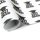 Papier Cadeau Diplômés de la promotion 2027 en gras (Coin rond)