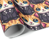 Papier Cadeau Directeur Charming Cat (Coin rond)