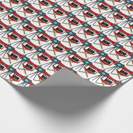 Papier Cadeau Directeur Président Vidéo nuit Papier d'enveloppem (Coin)