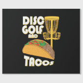 Papier Cadeau Disque Golf Et Tacos (Plat)
