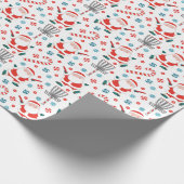 Papier Cadeau Disque Golf Noël (Coin)