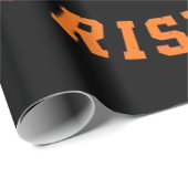 Papier Cadeau Disque Golf Ultimate Frisbee (Coin rond)