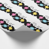 Papier Cadeau disques 45s (Coin)