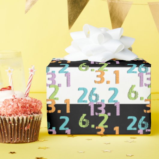 Papier Cadeau distance de marche pour les coureurs Envelopper du (Fête d'anniversaire)