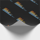 Papier Cadeau Distances de course I - 5K 10K 13,1 26,2 Marathoni (Coin)