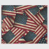 Papier Cadeau Distants américains (Plat)