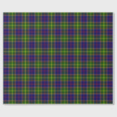 Papier Cadeau District de Tartan (Plat)