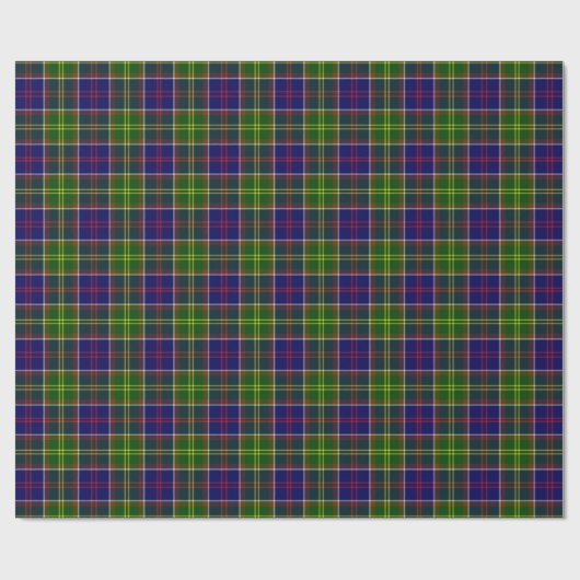 Papier Cadeau District de Tartan (Plat)