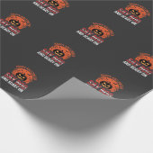 Papier Cadeau Dites Boo design de pumpkin Halloween_1 (Coin)