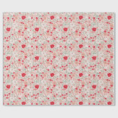 Papier Cadeau Ditsy Christmas Floral (Plat)