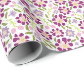 Papier Cadeau Ditsy floral (Coin rond)