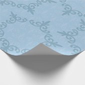 Papier Cadeau Ditsy Snowflake pattern backgrounds textures (Coin)