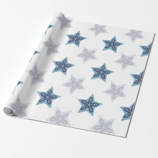 Papier Cadeau Ditsy Snowflake pattern backgrounds textures