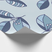 Papier Cadeau Ditsy Snowflake pattern backgrounds textures (Coin)