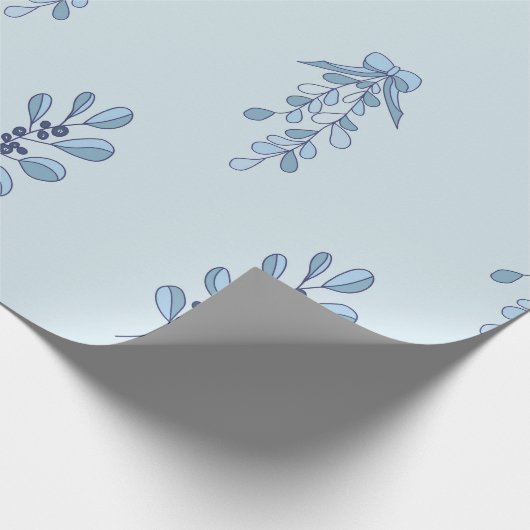 Papier Cadeau Ditsy Snowflake pattern backgrounds textures (Coin)