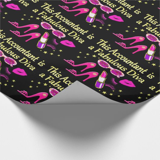 PAPIER CADEAU DIVA COMPTABLE DIVA FABULEUX (Coin)