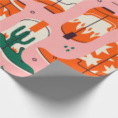 Papier Cadeau Divers motif bottes de cowboy (Coin)