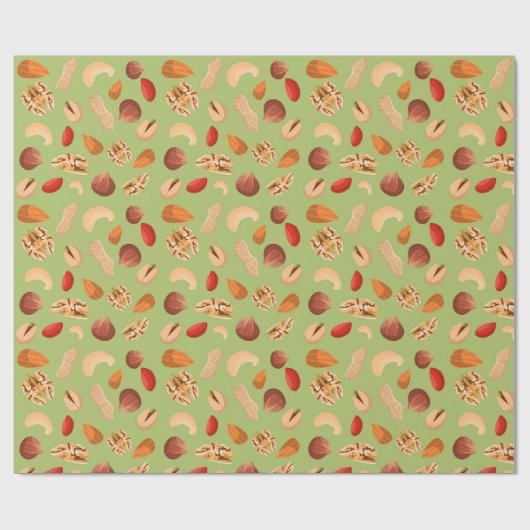 Papier Cadeau Divers noix (Plat)