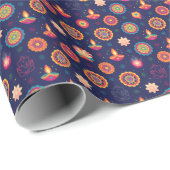 Papier Cadeau Divine Glow Diwali (Coin rond)