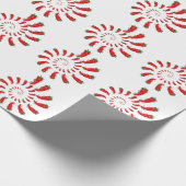 Papier Cadeau Divine Paprika en Spirale Grande (Coin)