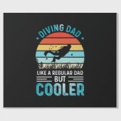 Papier Cadeau Diving Dad (Plat)