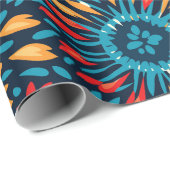 Papier Cadeau Diwali (Coin rond)