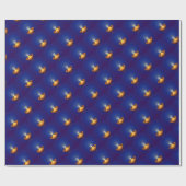 Papier Cadeau Diwali avec Diya (Plat)