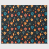 Papier Cadeau Diwali Holiday Lanterns  (Plat)