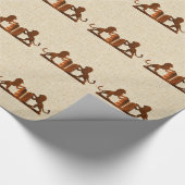 Papier Cadeau Dix commandements et lions (Coin)