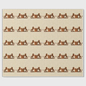 Papier Cadeau Dix commandements et lions (Plat)