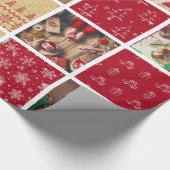 Papier Cadeau Dix photos papier d'enveloppement de Noël (Coin)
