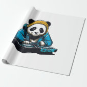 Papier Cadeau DJ Kawaii Panda (Déroulé)