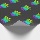 Papier Cadeau DJ Kitty DJ Techno Cat Music (Coin)