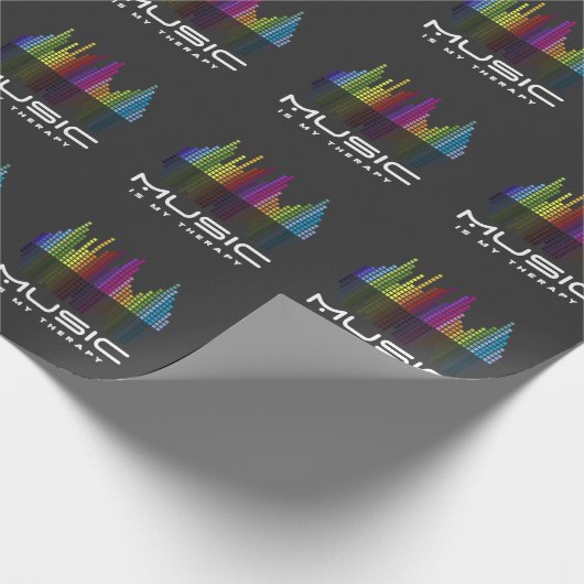 Papier Cadeau DJ Techno Therapy Music Equalizer (Coin)