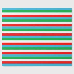Papier Cadeau Djibouti Ouzbékistan Guinée équatoriale drapeau ba