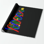 Papier Cadeau DNA Helix Christmas Tree Life Science Biologie<br><div class="desc">DNA Helix Christmas Tree Life Science Biologie</div>