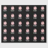 Papier Cadeau Do Epig Stuff Funny Epic Pig Pun Dark BG (Plat)