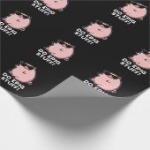 Papier Cadeau Do Epig Stuff Funny Epic Pig Pun Dark BG (Coin)