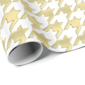 Papier Cadeau do-it-yourself Arrière - plan XL Faux Gold Houndst (Coin rond)