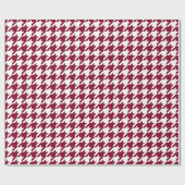 Papier Cadeau do-it-yourself Arrière - plan XL White Houndstooth (Plat)