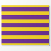 Papier Cadeau do-it-yourself Couleur XL Preppy Stripe Purple Gol (Plat)