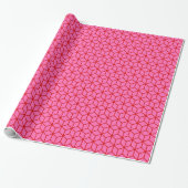 Papier Cadeau do-it-yourself Couleurs Cubes Gros SV Rose Chaud R (Déroulé)