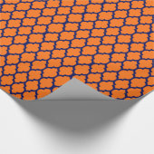 Papier Cadeau do-it-yourself couleurs Quatrefoil marocain #4 SV  (Coin)