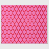 Papier Cadeau do-it-yourself couleurs Quatrefoil marocain #4 SV (Plat)