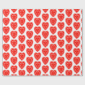 Papier Cadeau do-it-yourself DOILEY HEART WRAPPING Paper (Plat)