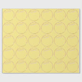 Papier Cadeau do-it-yourself Joyeux Noël & Nom, Chien mignon, Ja (Plat)