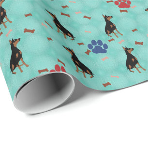 Papier Cadeau Doberman