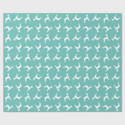 Papier Cadeau Dobermann Pinscher Chien Chien Puppy Dobie (Plat)