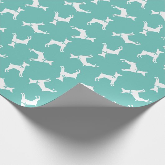 Papier Cadeau Dobermann Pinscher Chien Chien Puppy Dobie (Coin)