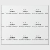 Papier Cadeau Docteur (Plat)